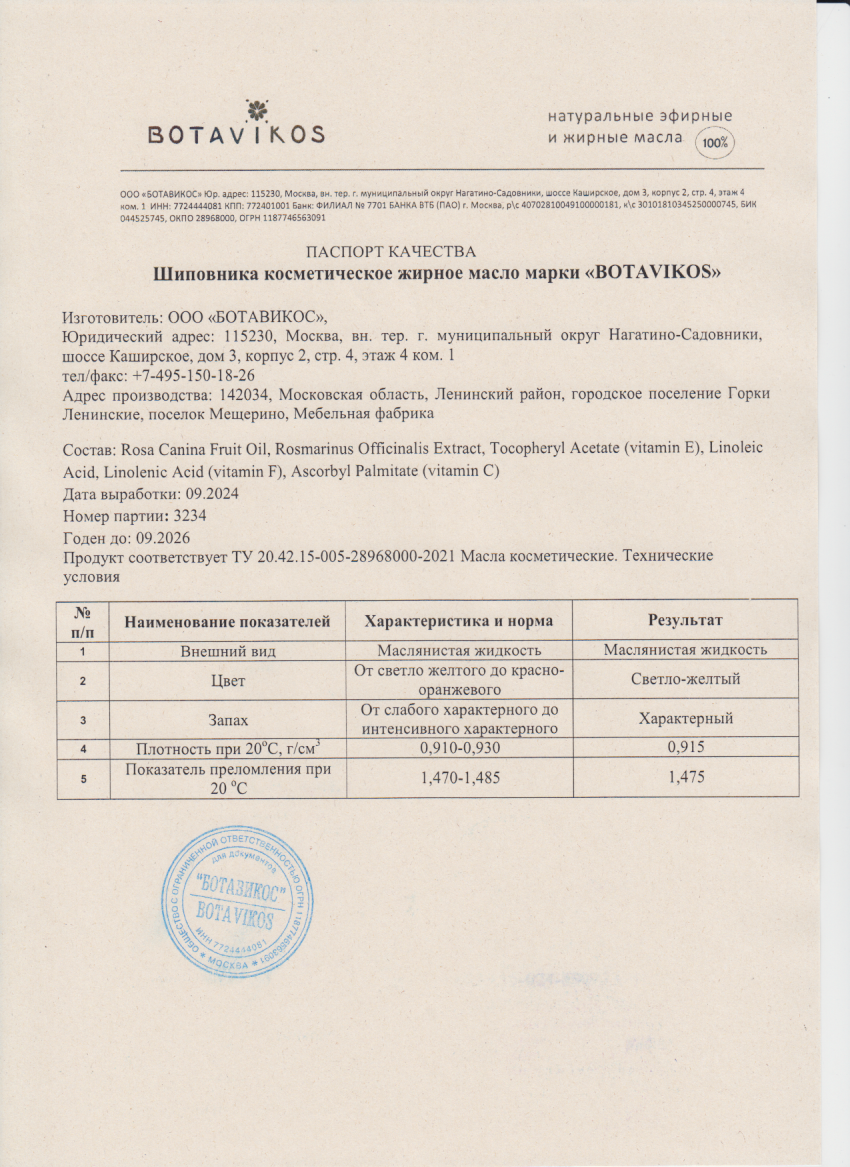 Паспорт №092024